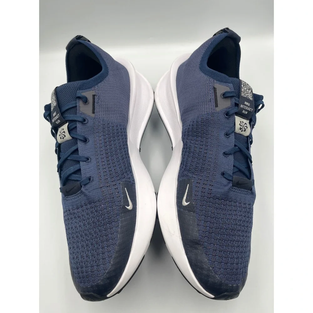 Nike Interact Run FD2291-402 Mens 15 College Navy White Running‎ Shoes